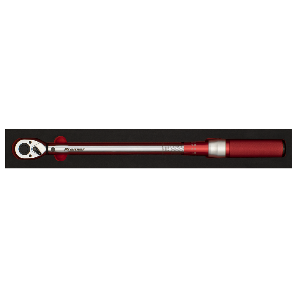 Premier Calibrated Micrometer Torque Wrench 1/2"Sq Drive 40-