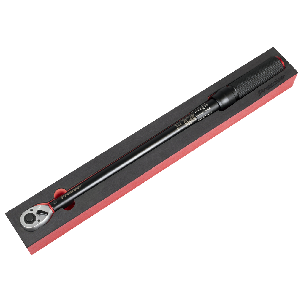 Torque Wrench Micrometer 1/2"Sq Drive Calibrated 60-330Nm -
