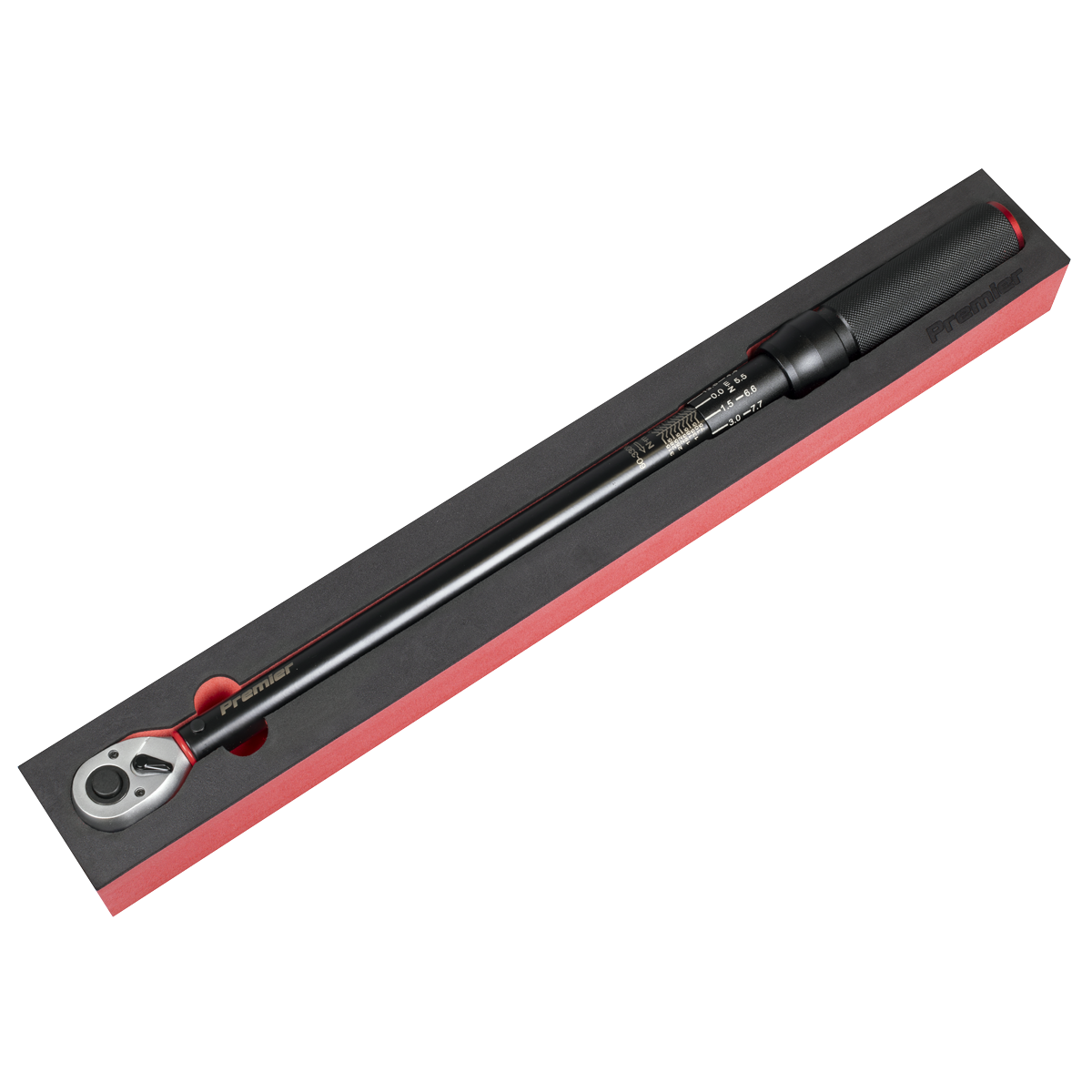 Torque Wrench Micrometer 1/2"Sq Drive Calibrated 60-330Nm -