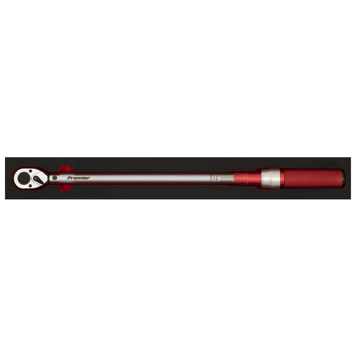 Premier Calibrated Micrometer Torque Wrench 1/2"Sq Drive 60-330Nm
