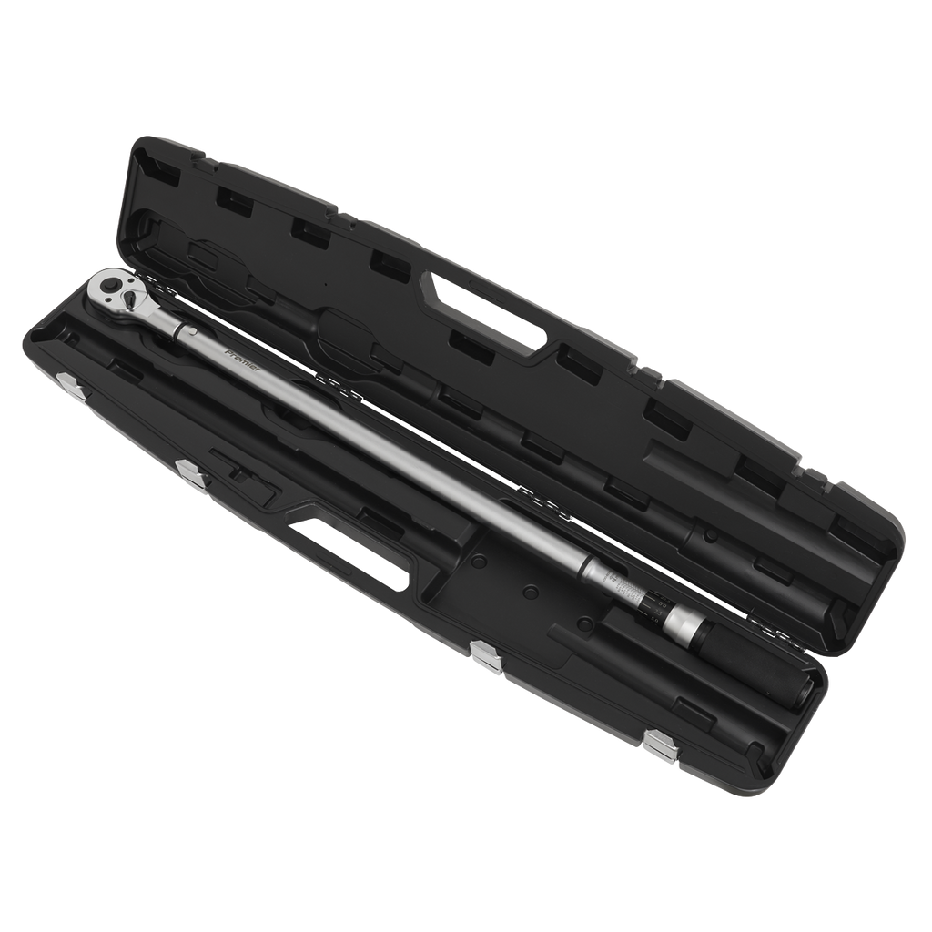 Premier Calibrated Micrometer Torque Wrench 3/4"Sq Drive 100-600Nm