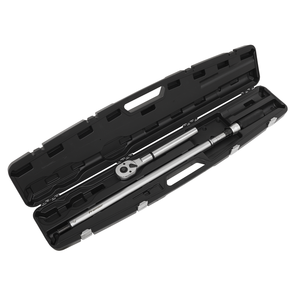 Premier Calibrated Micrometer Torque Wrench 3/4"Sq Drive 160-800Nm