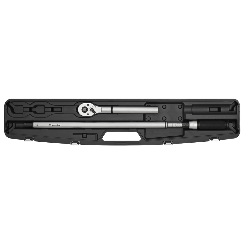 Premier Calibrated Micrometer Torque Wrench 3/4"Sq Drive 160-800Nm