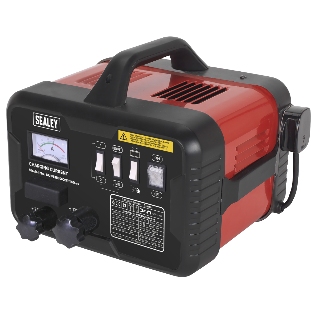 12/24V Starter/Charger 140/21A 230V