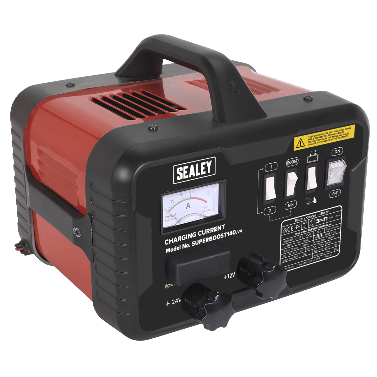 12/24V Starter/Charger 140/21A 230V