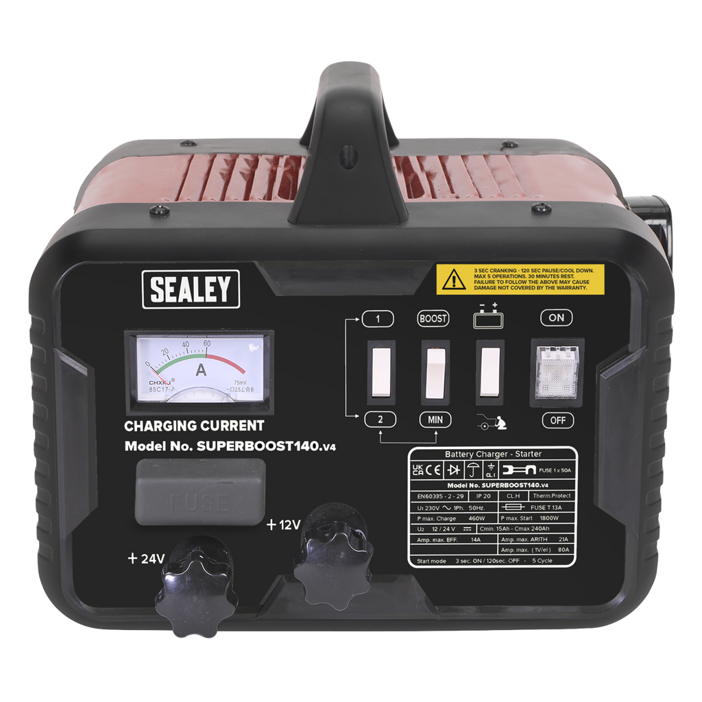 12/24V Starter/Charger, 140/21A (SUPERBOOST140)