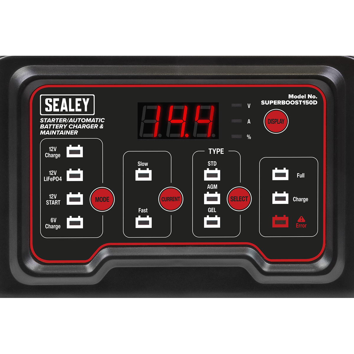 6/12V Automatic Battery Charger & Maintainer/Starter, 150/15A (SUPERBOOST150D)