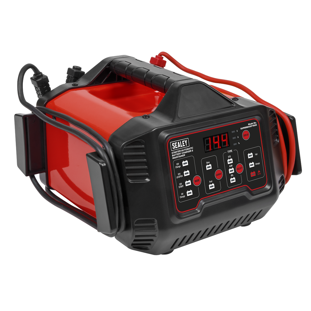 6/12V Automatic Battery Charger & Maintainer/Starter, 150/15A (SUPERBOOST150D)