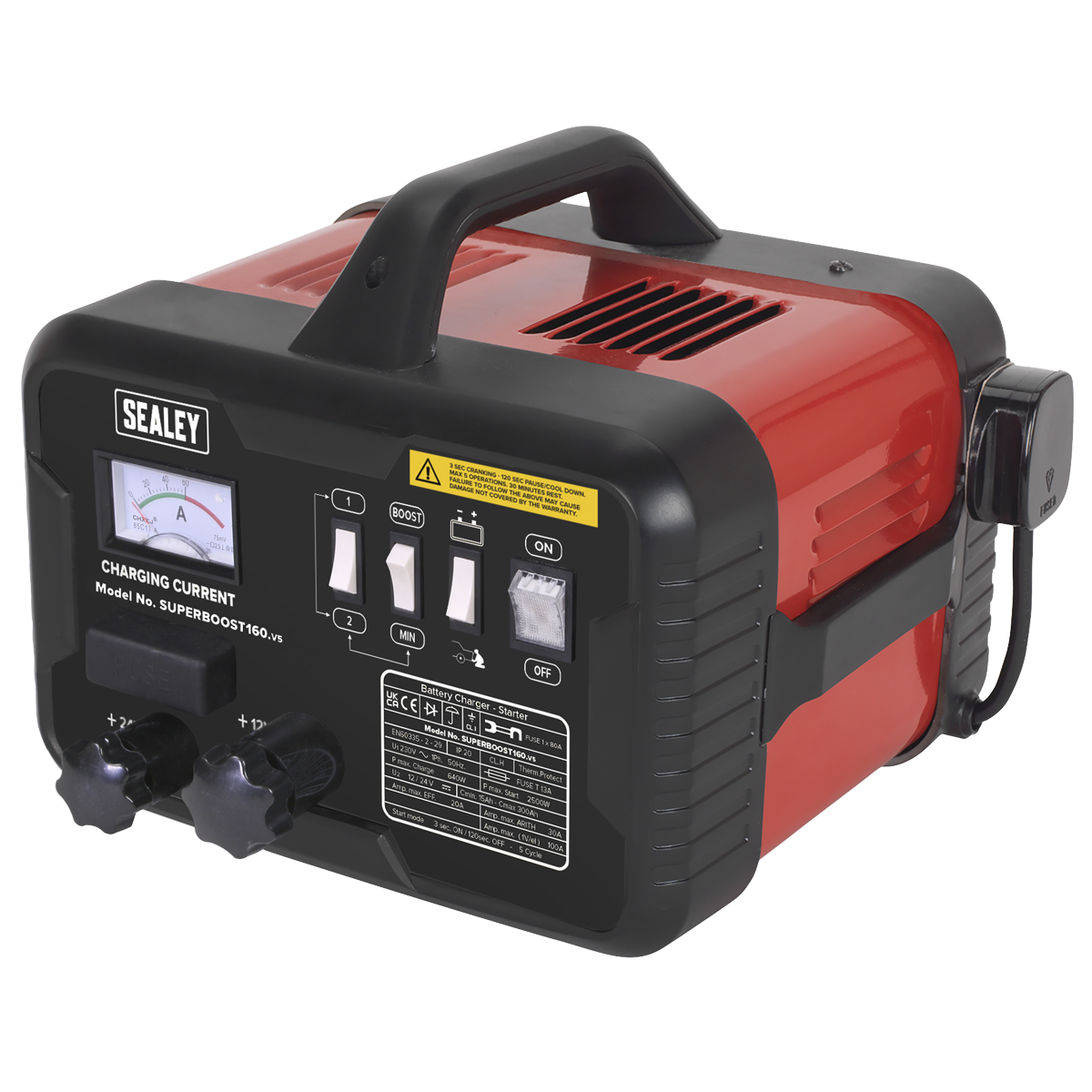 12/24V Starter/Charger, 160/30A (SUPERBOOST160)