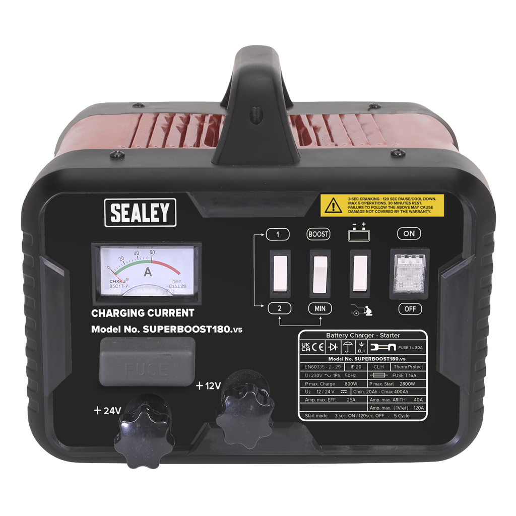 12/24V Starter/Charger, 180/40A (SUPERBOOST180)