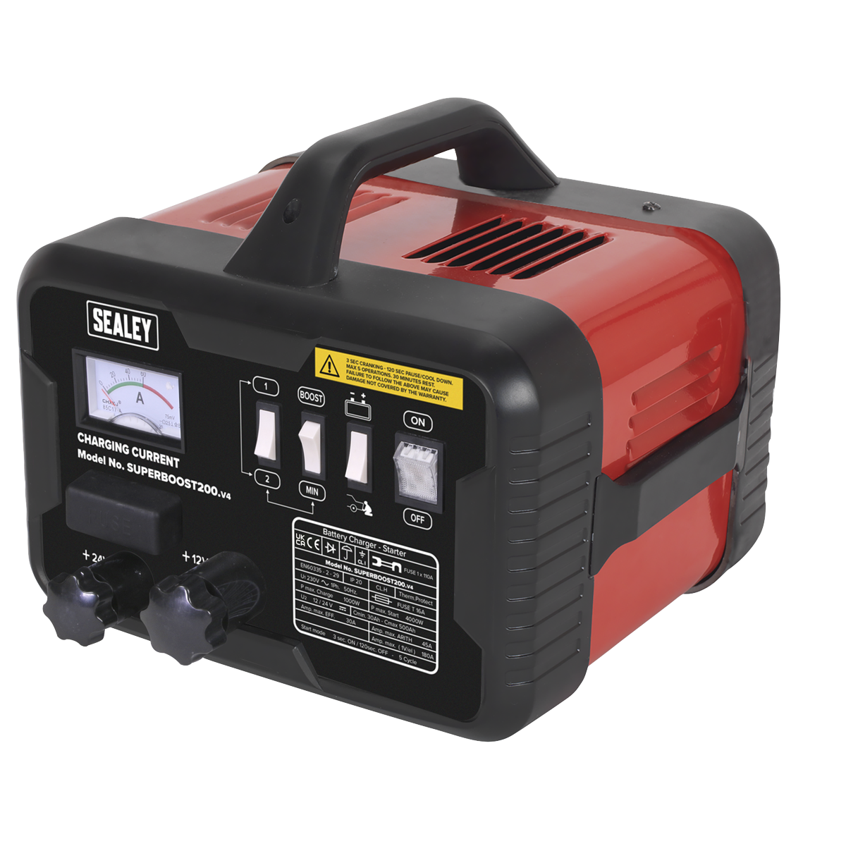 12/24V Starter/Charger, 200/45A (SUPERBOOST200)