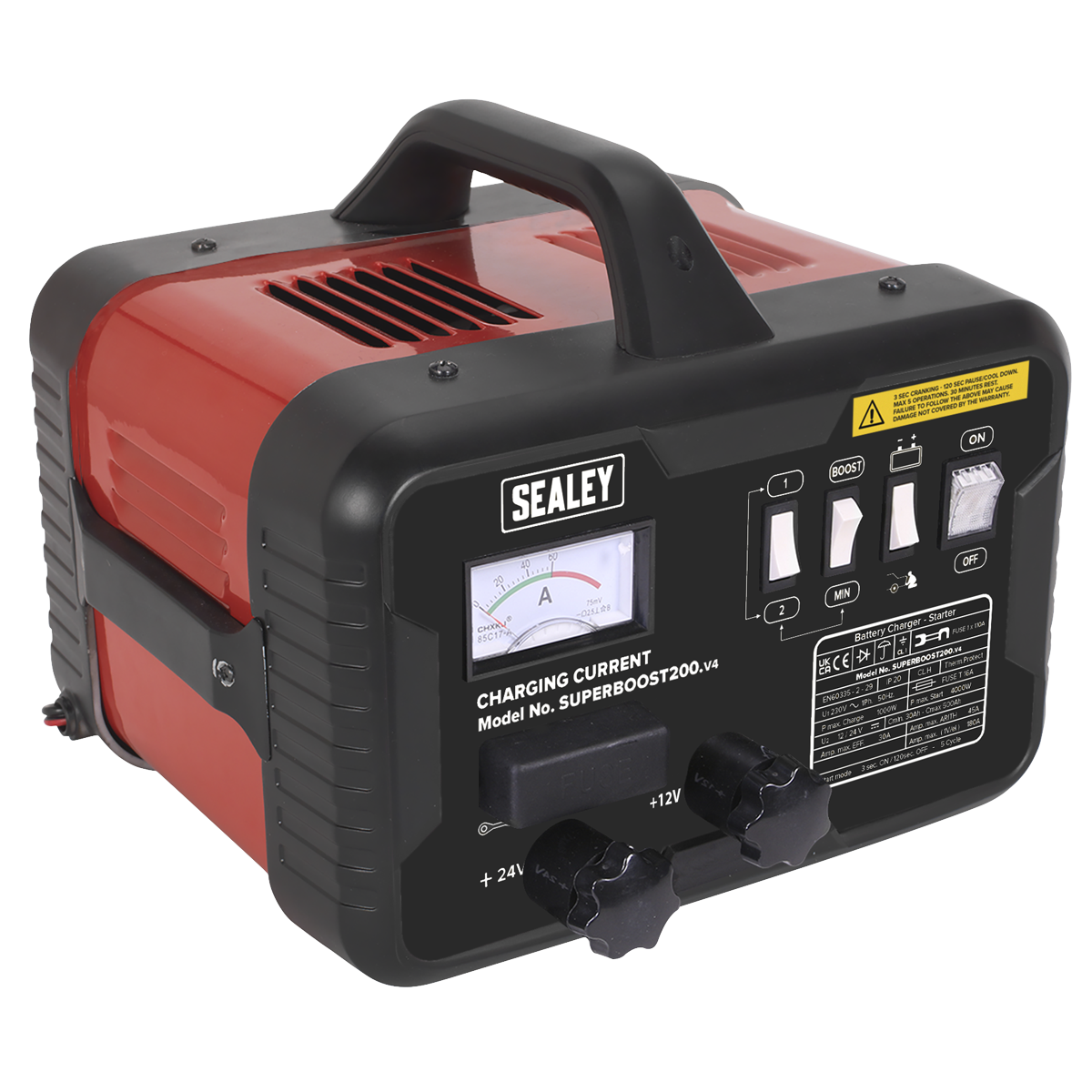12/24V Starter/Charger, 200/45A (SUPERBOOST200)