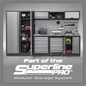 Superline PRO® Storage System with Wood Worktop 1.96m