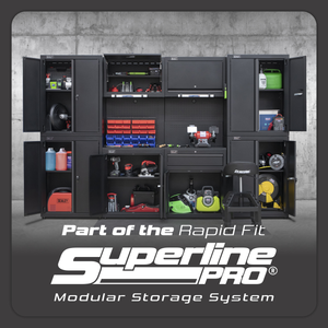 Superline PRO® Rapid-Fit Modular Garage Storage System 3.1m