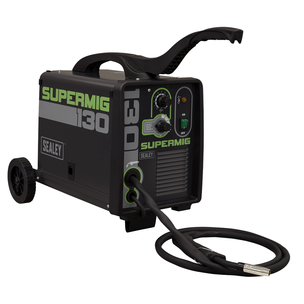 Mini Portable Gas/Gasless MIG Welder, 130A (SUPERMIG130)
