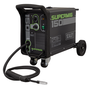 Professional Gas/Gasless MIG Welder 150A 230V