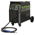 Professional Gas/Gasless MIG Welder with Binzel® Euro Torch 200A 230V