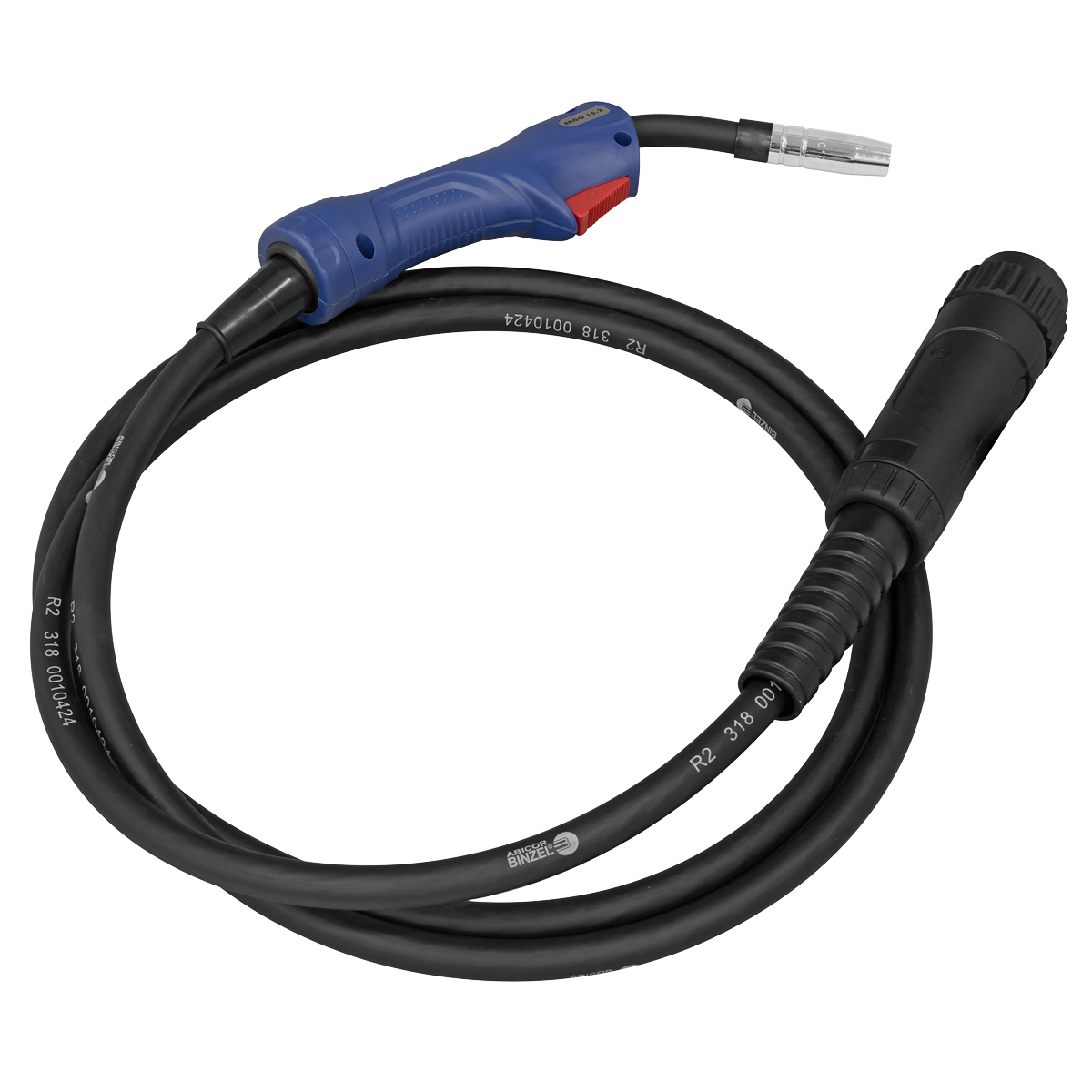Professional Gas/Gasless MIG Welder with Binzel® Euro Torch 230A 230V