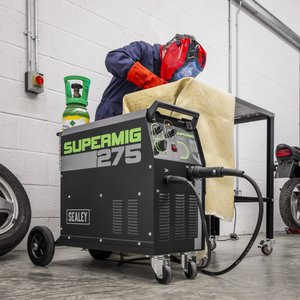 Professional Gas/Gasless MIG Welder with Binzel® Euro Torch 270A 230V