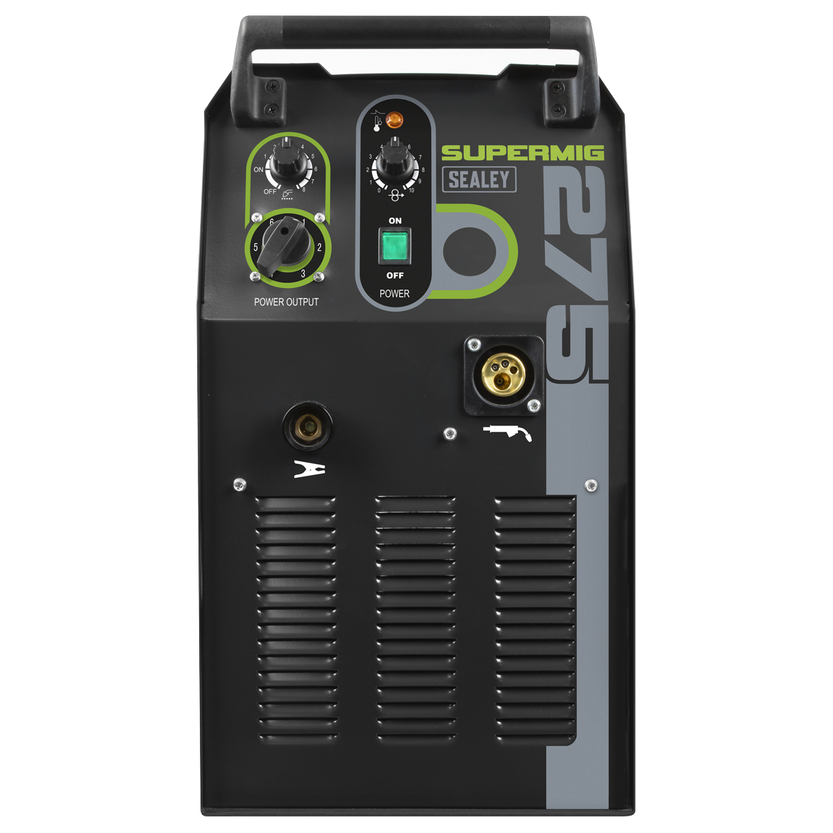 Professional Gas/Gasless MIG Welder with Binzel® Euro Torch 270A 230V