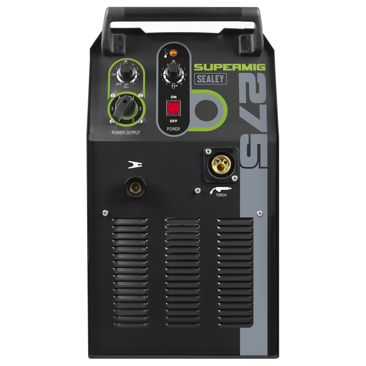 Professional Gas/Gasless MIG Welder with Binzel® Euro Torch 270A 230V