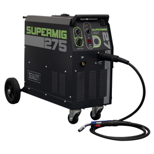 Professional Gas/Gasless MIG Welder with Binzel® Euro Torch 270A 230V
