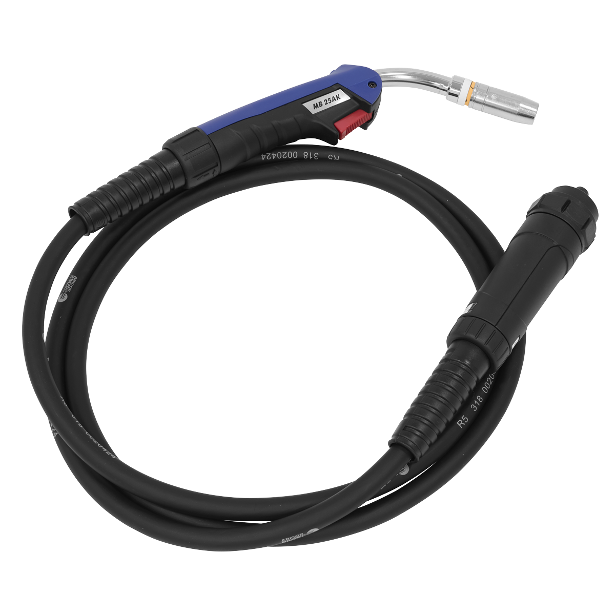Professional Gas/Gasless MIG Welder with Binzel® Euro Torch 270A 230V