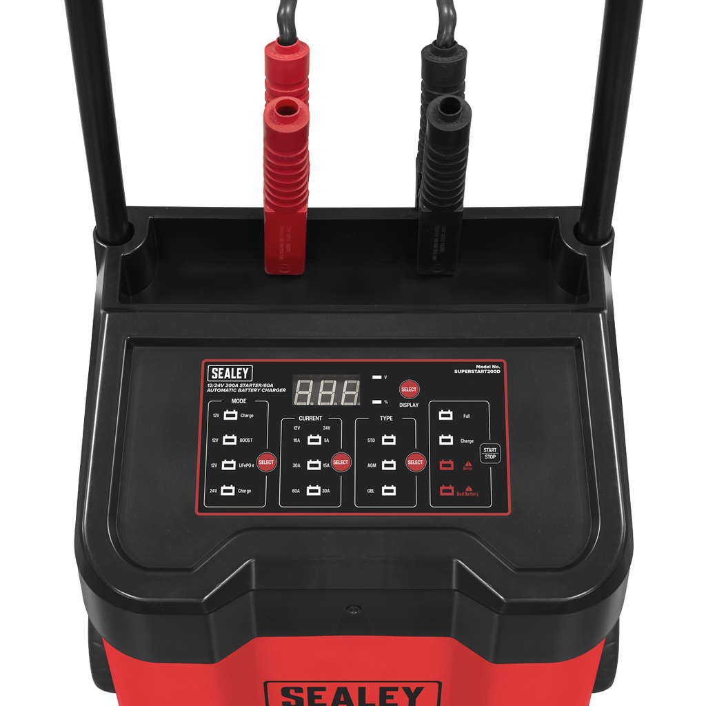 12/24V Starter 200A/Automatic Battery Charger 60A