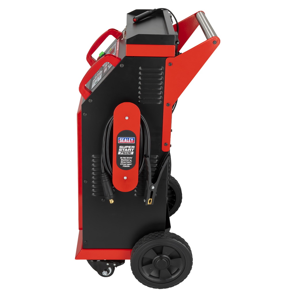 6/12/24V Battery Starter/Charger 750A