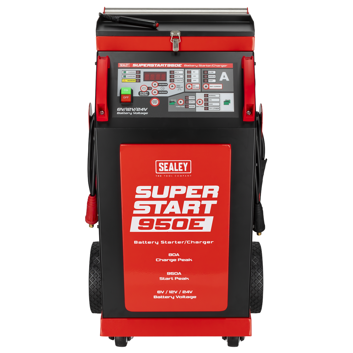 6/12/24V Battery Starter/Charger 950A