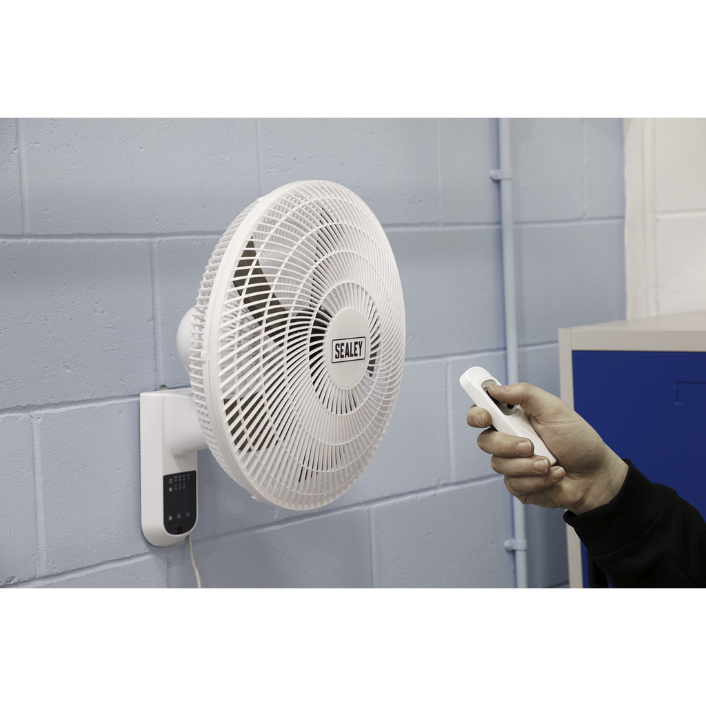 Wall Fan with Remote Control 18", 3-Speed (SWF18WR)