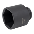 Impact Socket 1/2"Sq Drive 52mm