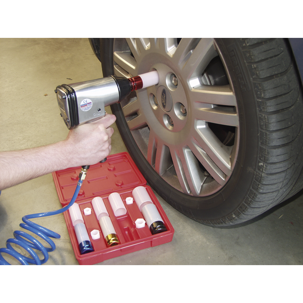 Alloy Wheel Impact Socket Set 1/2"Sq Drive 4pc
