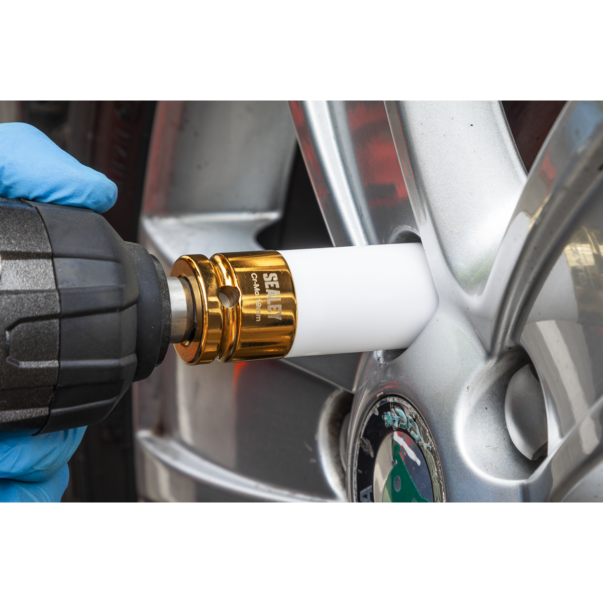 Alloy Wheel Impact Socket 1/2"Sq Drive 19mm