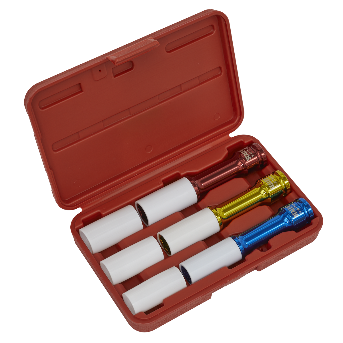 Alloy Wheel Impact Socket Set 1/2"Sq Drive 3pc