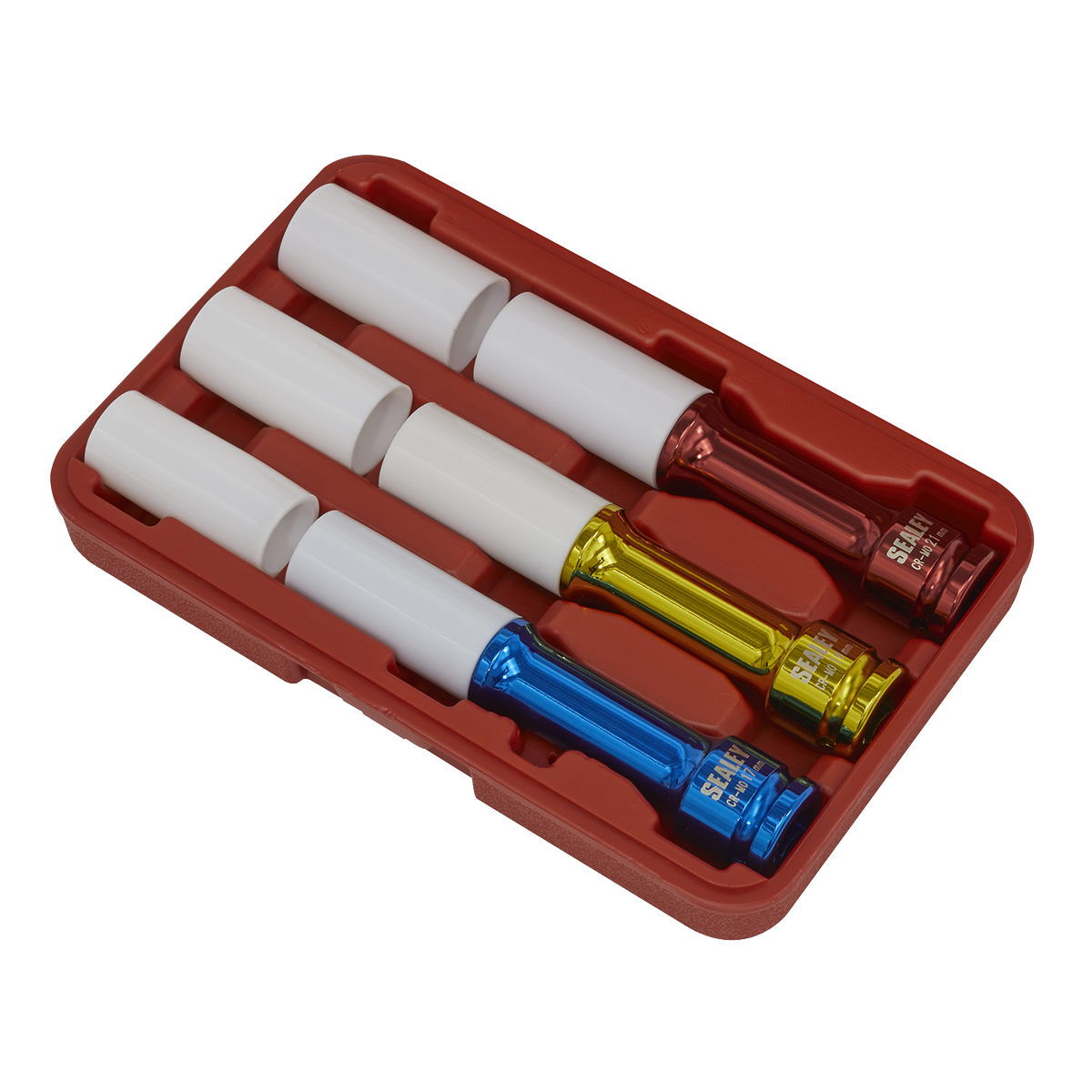 Alloy Wheel Impact Socket Set 1/2"Sq Drive 3pc