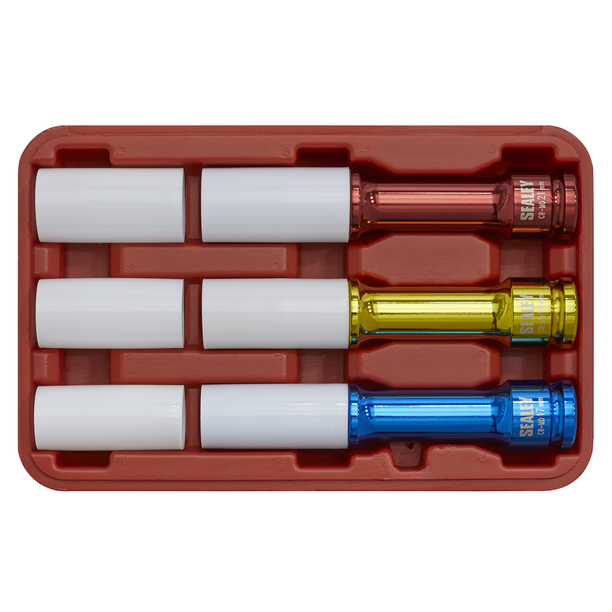 Alloy Wheel Impact Socket Set 1/2"Sq Drive 3pc