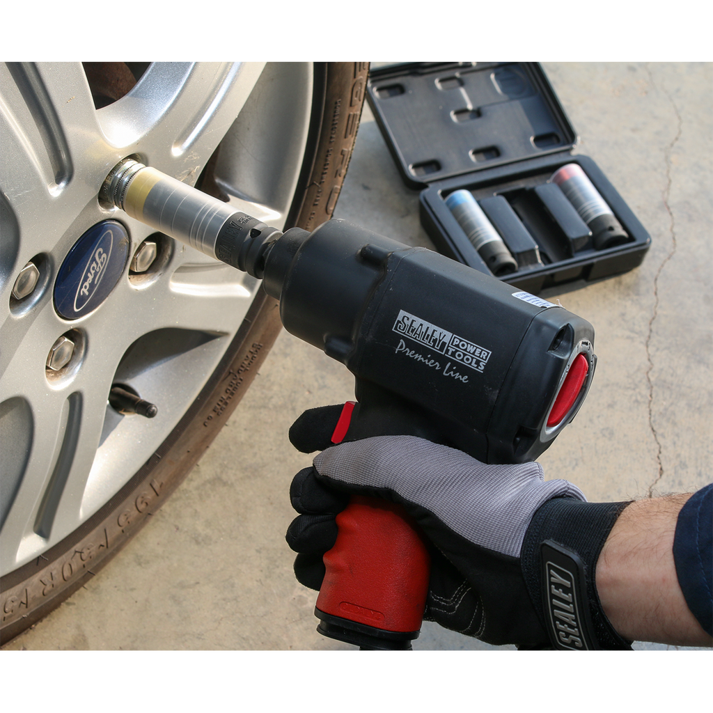 Premier Alloy Wheel Ultra-Power Impact Socket Set 1/2"Sq Dri