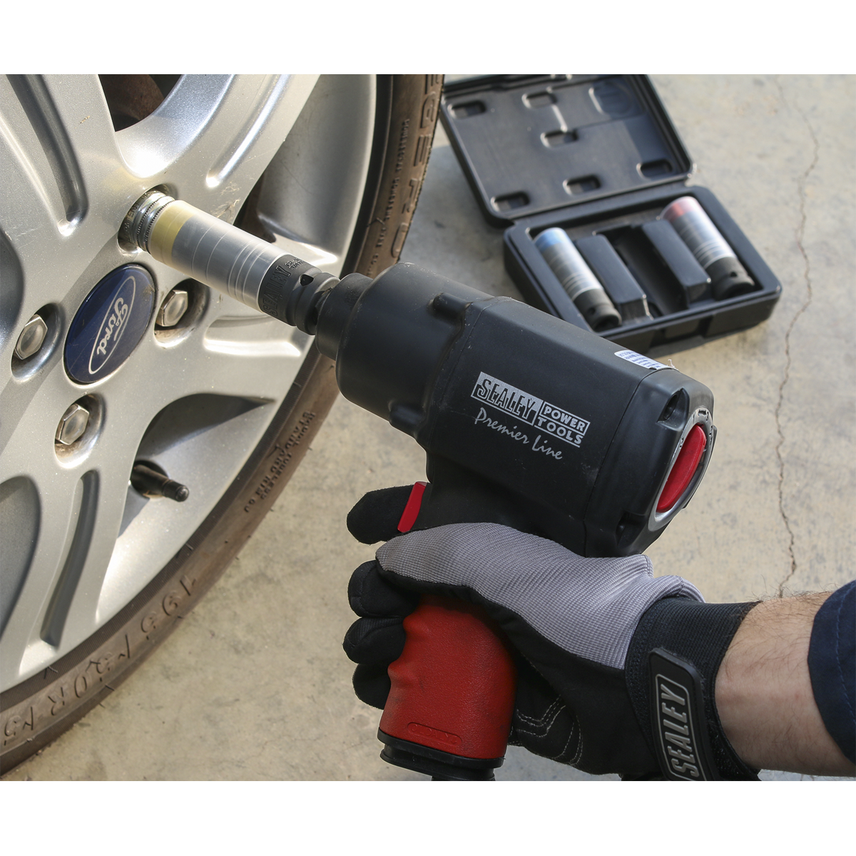 Premier Alloy Wheel Ultra-Power Impact Socket Set 1/2"Sq Dri