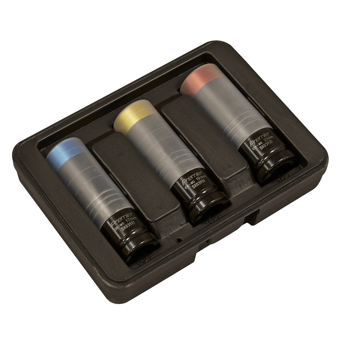 Premier Alloy Wheel Ultra-Power Impact Socket Set 1/2"Sq Dri