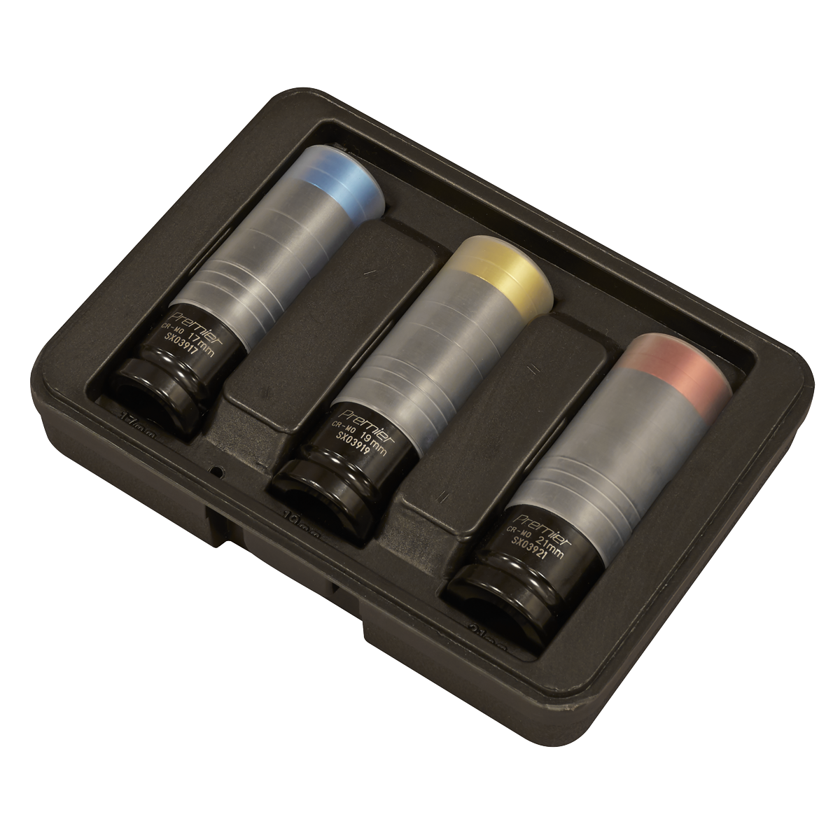 Premier Alloy Wheel Ultra-Power Impact Socket Set 1/2"Sq Dri