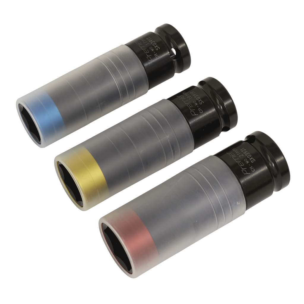 Premier Alloy Wheel Ultra-Power Impact Socket Set 1/2"Sq Dri