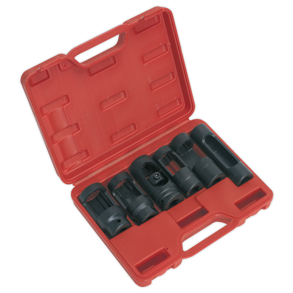 Diesel Injector Window Socket Set 1/2"Sq Drive 6pc