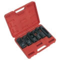 Diesel Injector Window Socket Set 1/2"Sq Drive 6pc