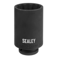 Impact Socket 1/2"Sq Drive 12-Point 46mm