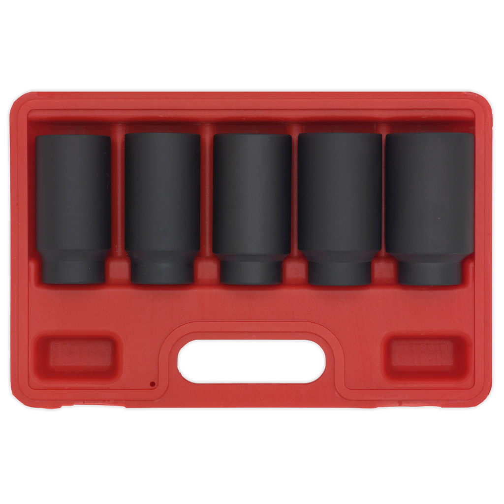 Impact Hub Nut Socket Set 1/2"Sq Drive 5pc