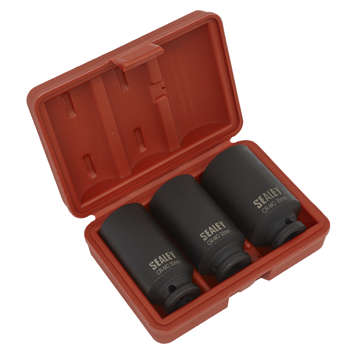 Impact Hub Nut Socket Set 1/2"Sq Drive 12-Point 3pc