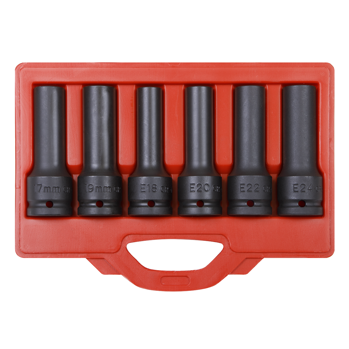Impact & TRX-Star* Female Deep Socket Set 3/4"Sq Drive 12-Po