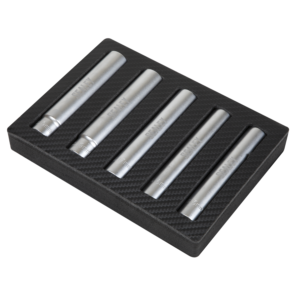 Extra-Deep Socket Set 1/2”Sq Drive 5pc