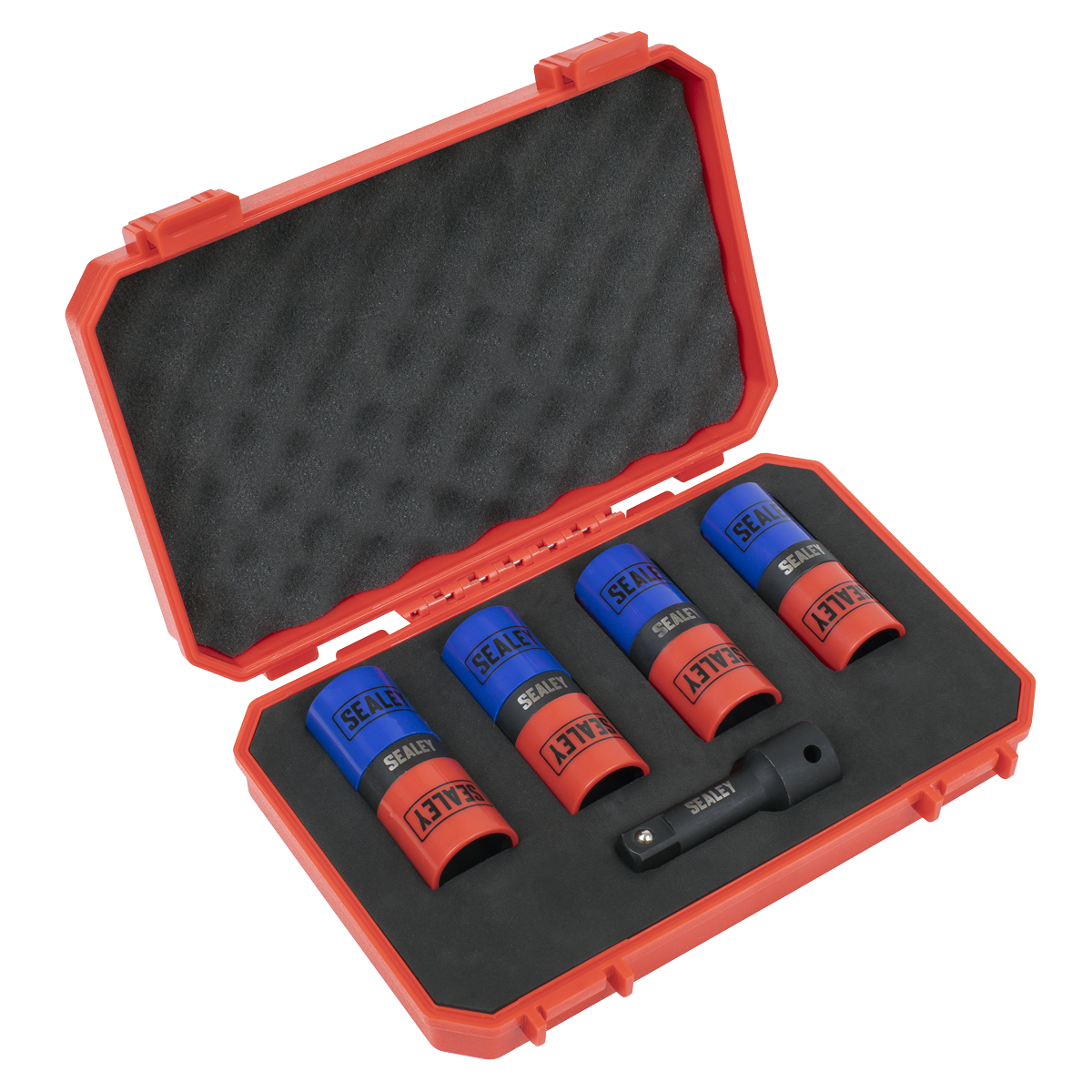 Double Ended Alloy Wheel Impact Socket Set 1/2"Sq Drive 5pc